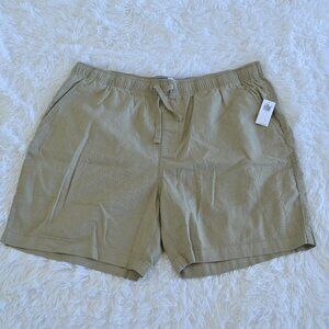 Men’s Old Navy Linen Blend Jogger Drawstring Shorts, Size L, NWT